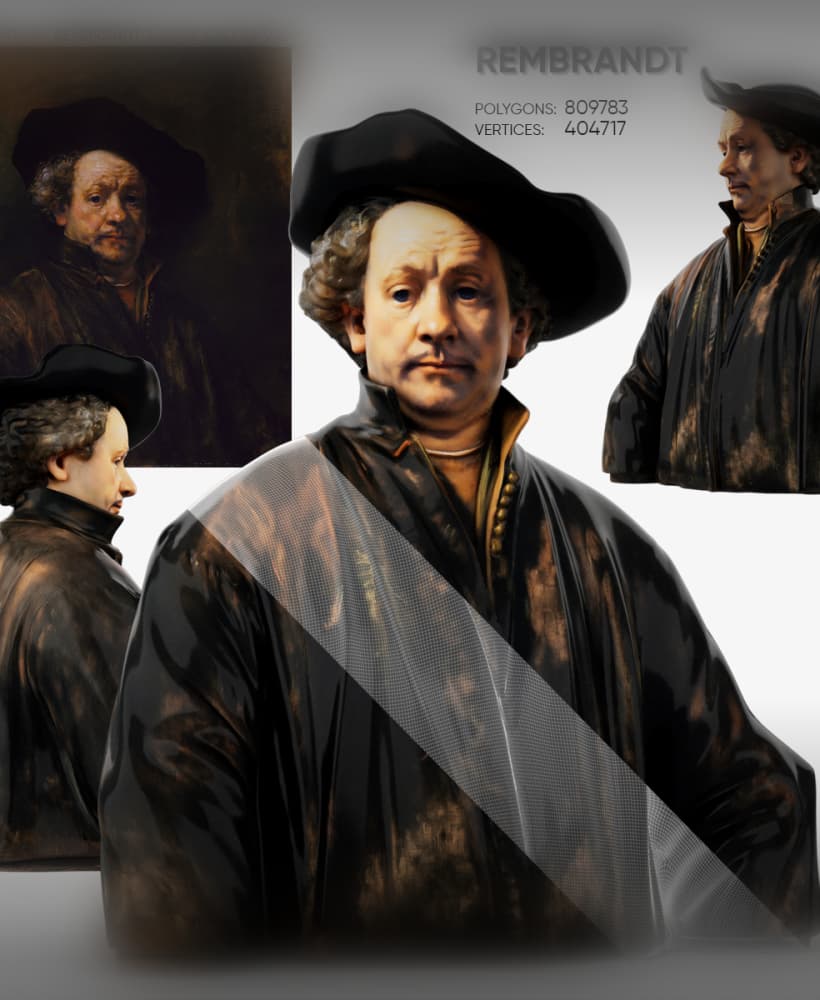 Rembrandt 3d model