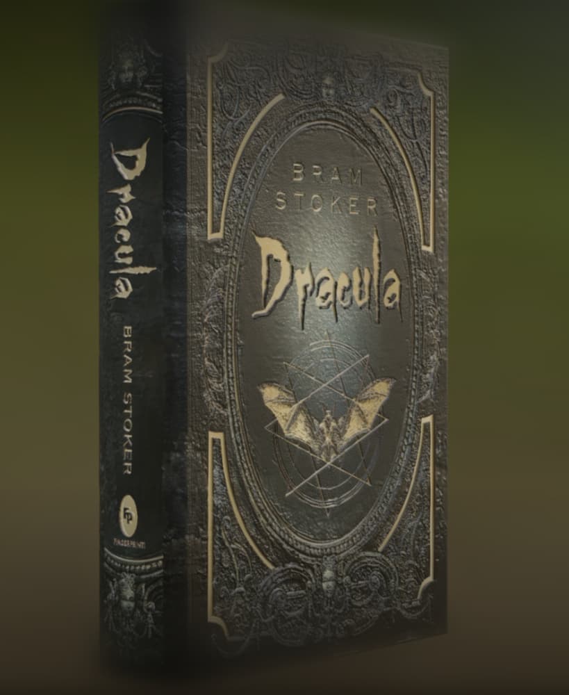 Dracula - Book Litho 3d model