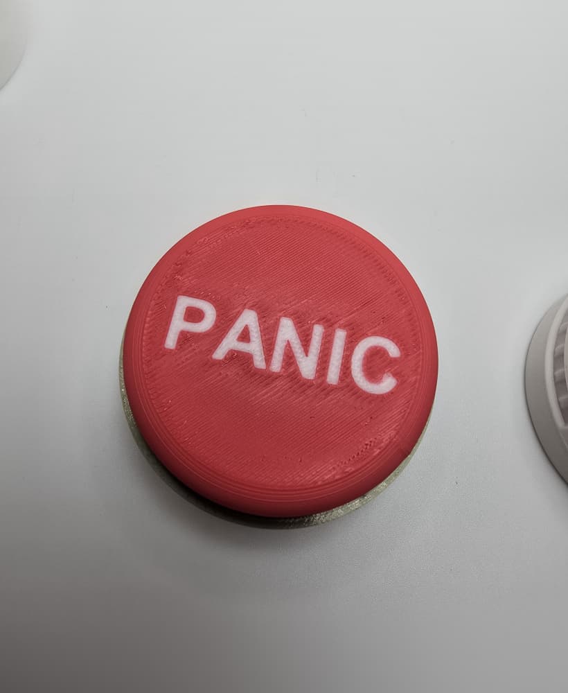 PANIC Button Clicker 3d model