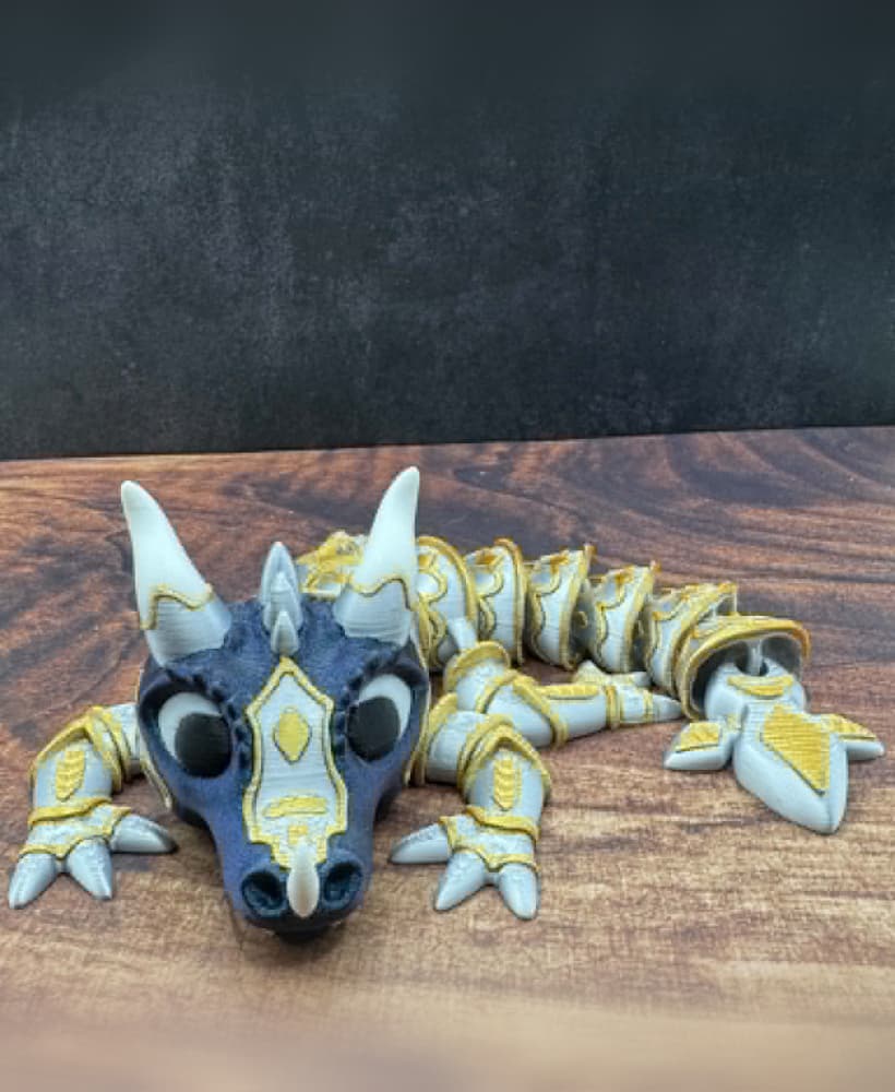 Papa Platescale: Armored Dragon 3d model