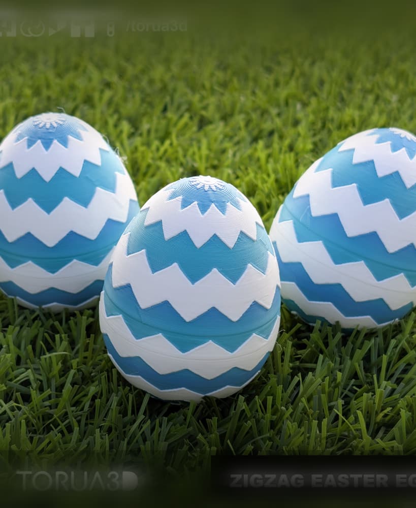ZigZag Easter Egg - Free 3d model