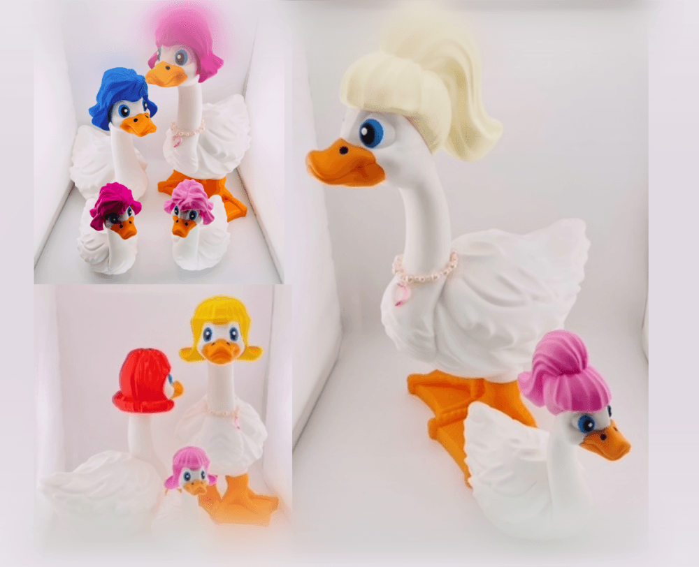 Goose Gear Wig Set #1 for Porch Goose 3d model