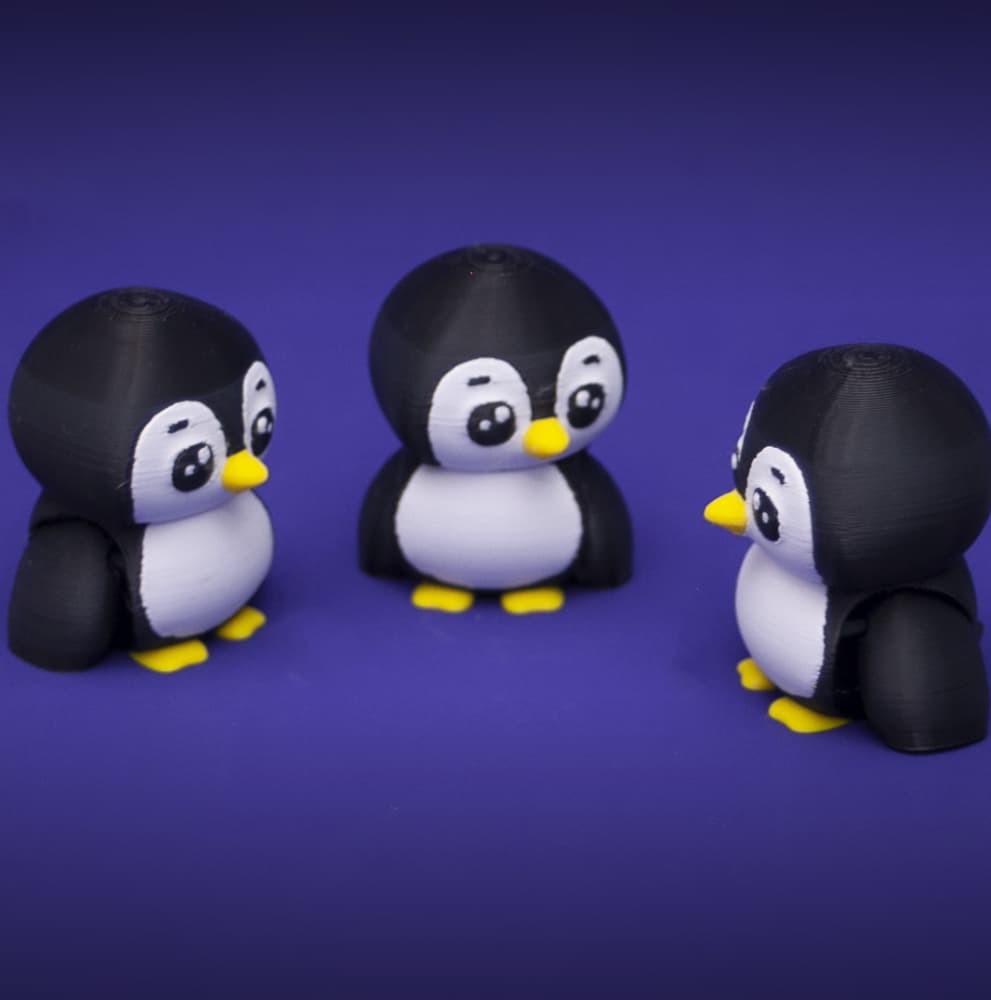 Flexi Penguins 3d model