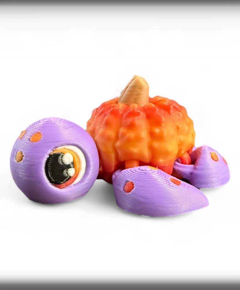 Bumples the Baby Pumpkin Turtle 3d model