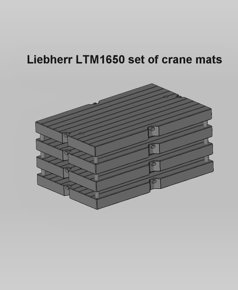 1 - 50 LTM1650 set of mats .stl 3d model