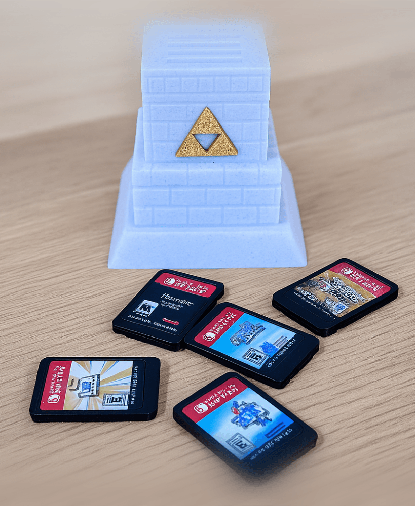 Zelda-Inspired Switch Game Tower 3d model