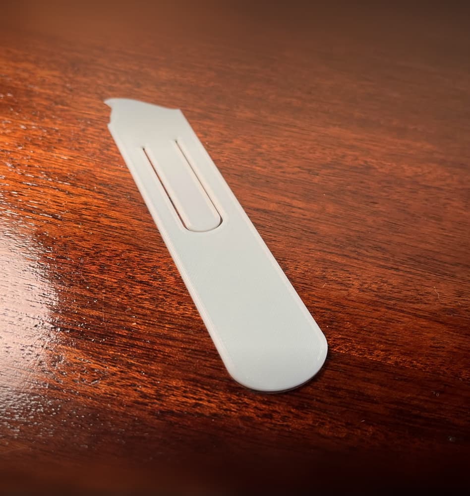 Shark Bookmark 3d model