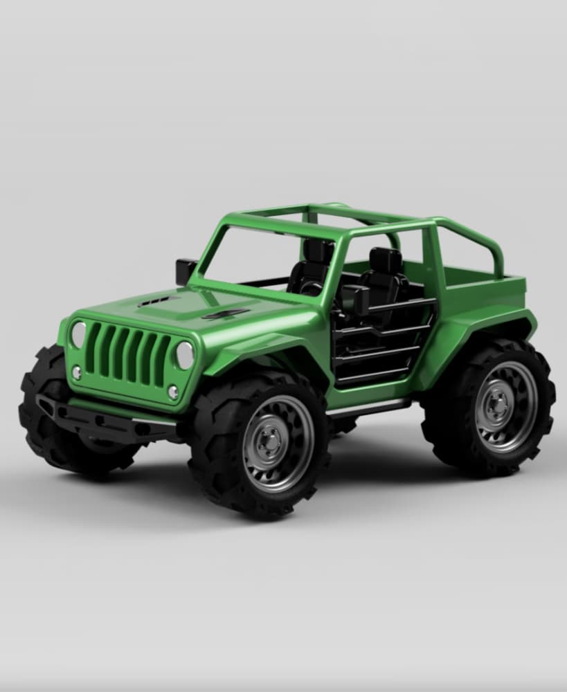 2-door 4x4 vehicle 3d model