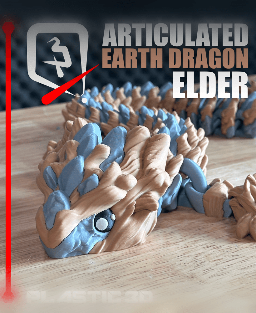 Elder Earth Dragon — The Rocky Sentinel 3d model