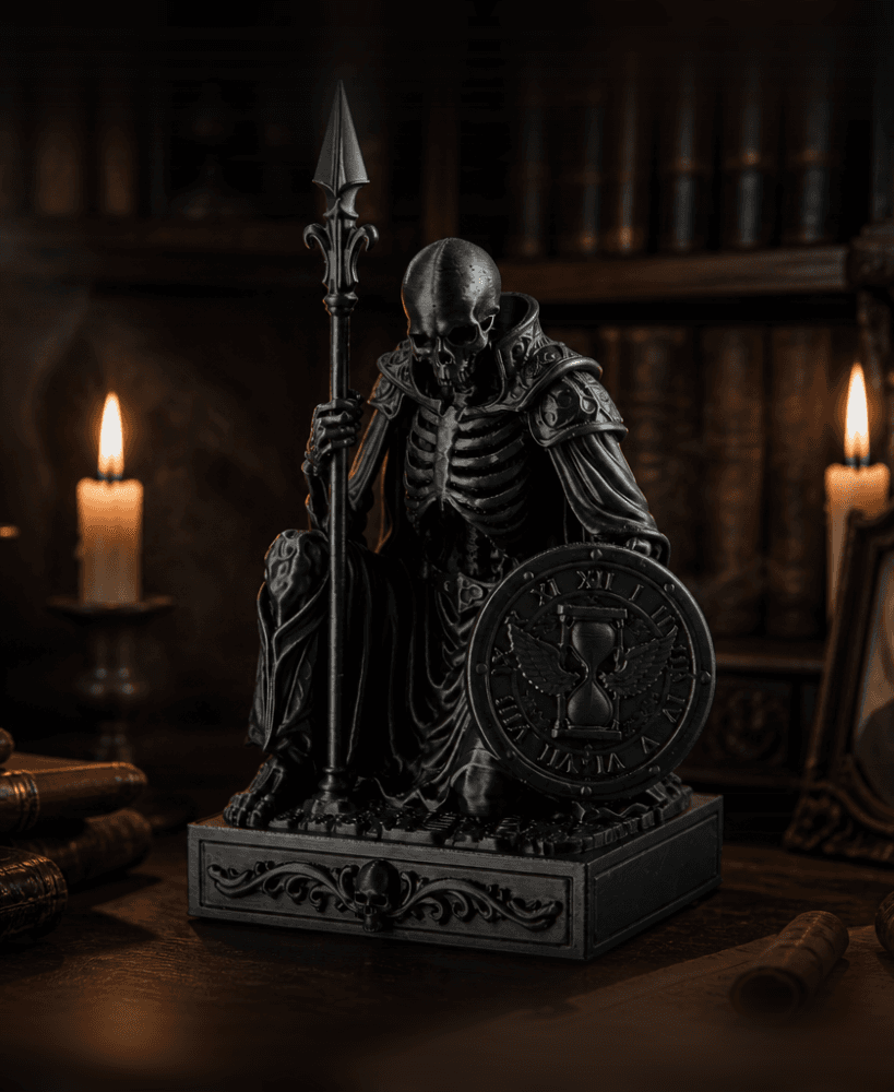 Timekeeper Skeleton Sentinel - Dark Fantasy Skelet 3d model