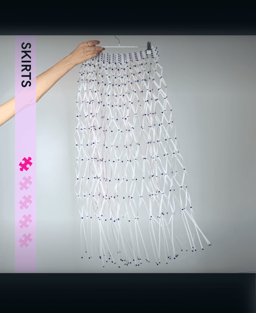 Sylta Skirt - Modular 3D Printed Fashion 3d model
