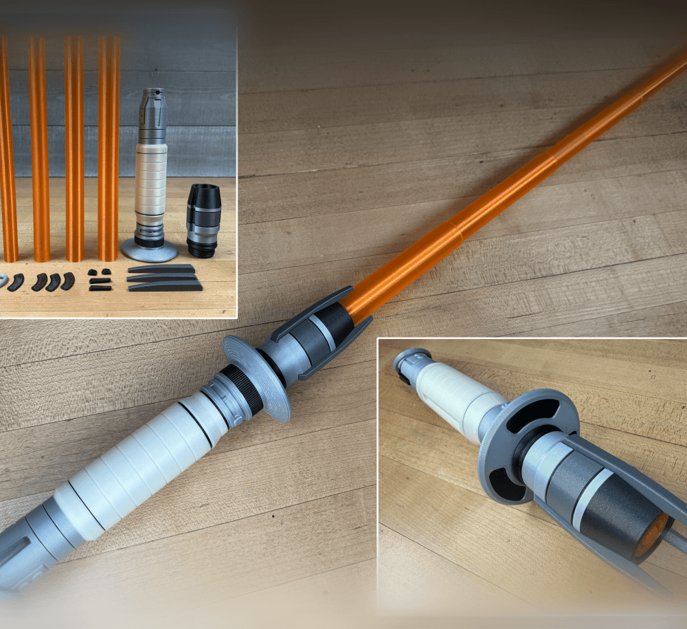 Shin Hati's Collapsing Lightsaber 3d model