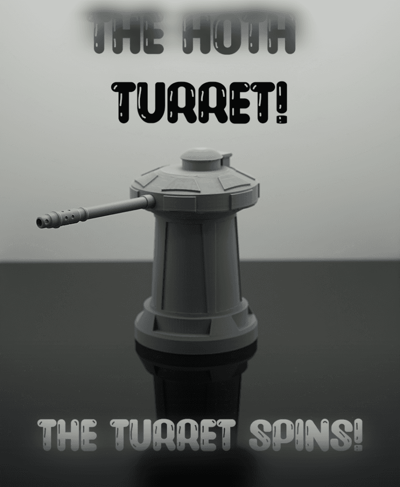 The Hoth Turret! 3d model