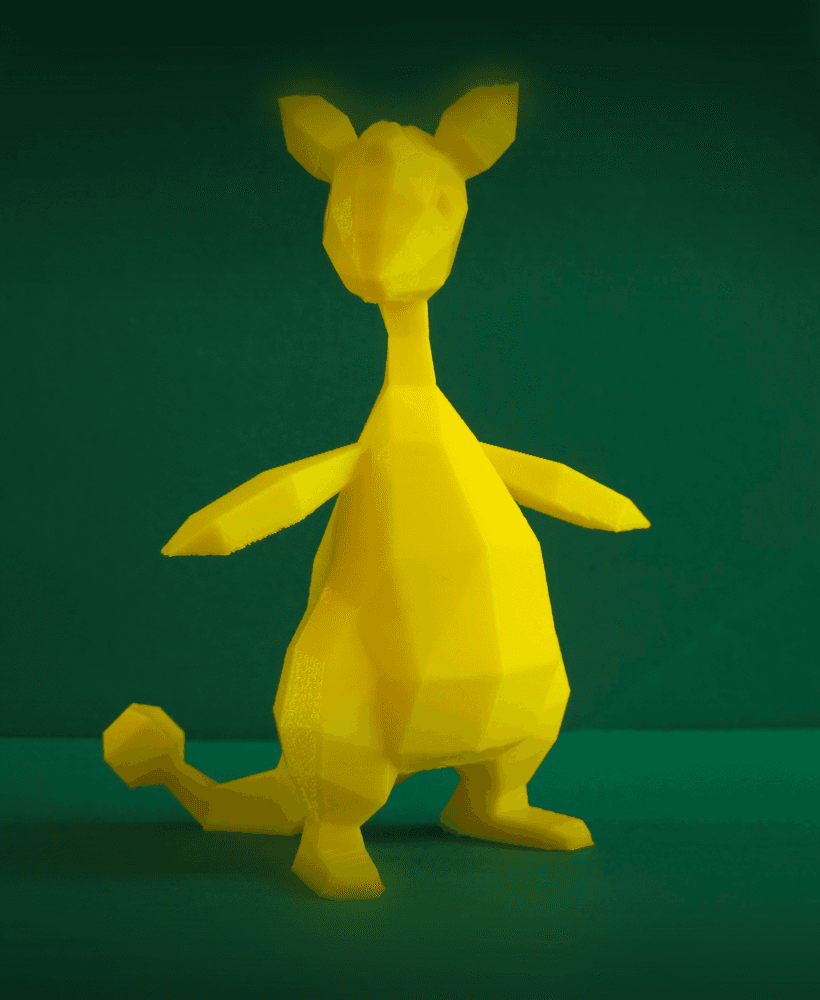 Ampharos Low Poly Pokemon 3d model