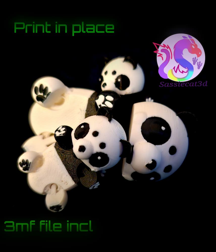 Pinky the Panda Sassiepals *Personal Use* 3d model