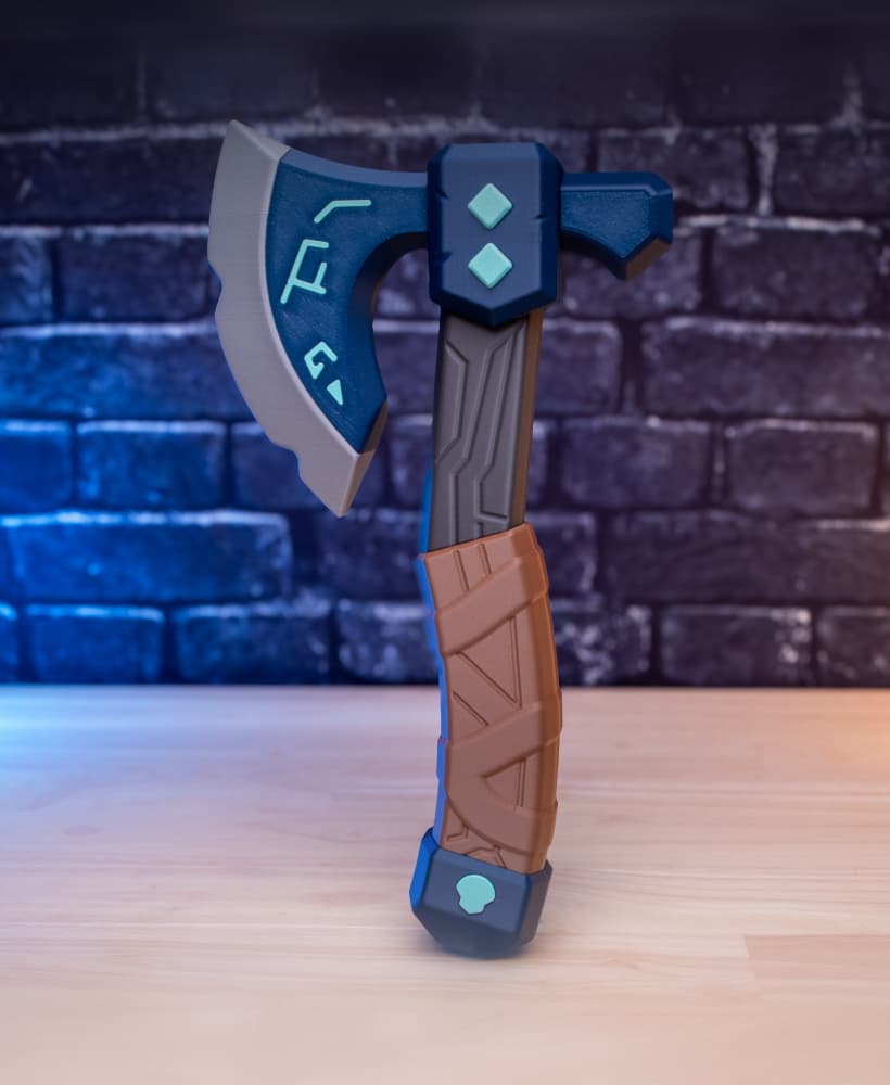 Frostvein - Axe Prop Kit | No Supports, No AMS, No Glue 3d model