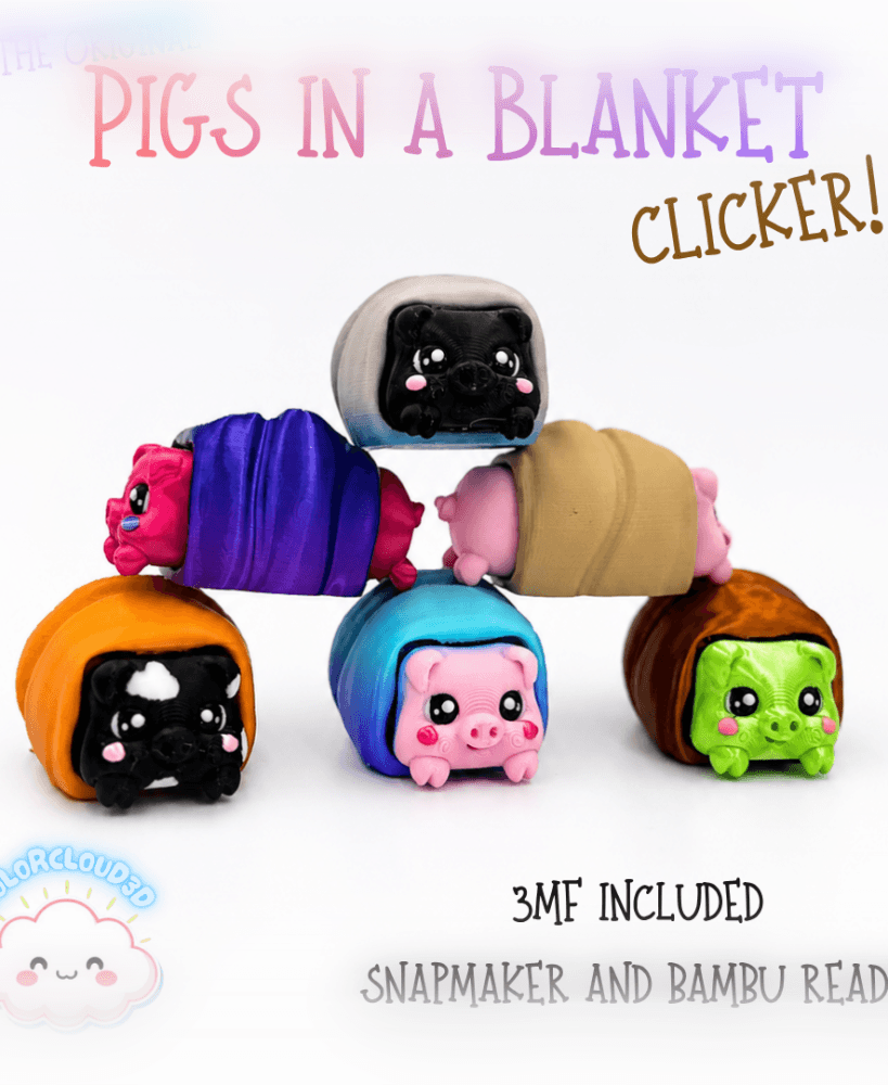 Pig in a Blanket Clicker (The Original) 3d model