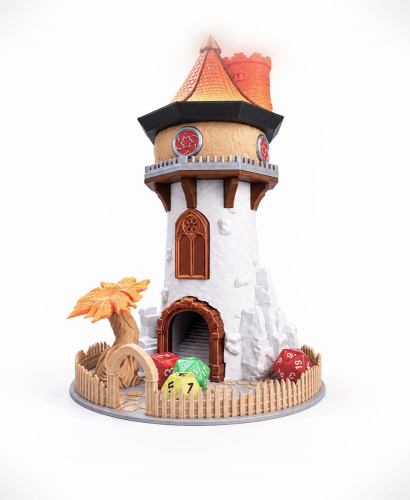 Fantasy Dice Tower 3d model