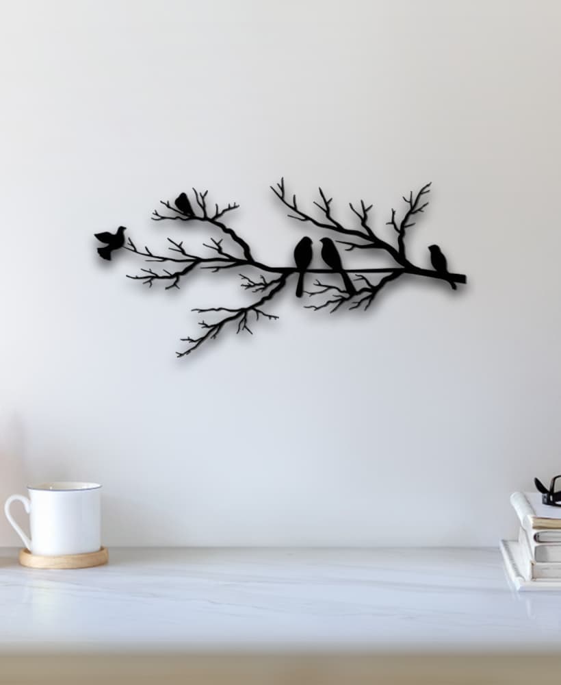 Bird And Tree Wall Art 3d model