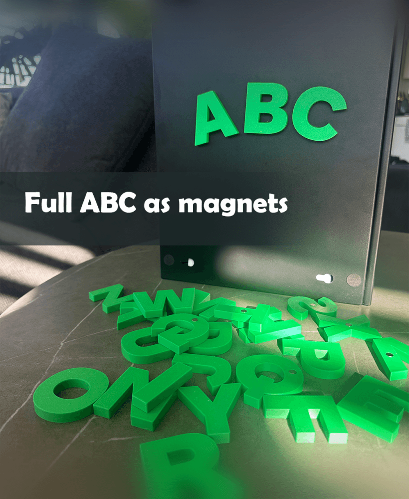 Full ABC Magnets 3d model
