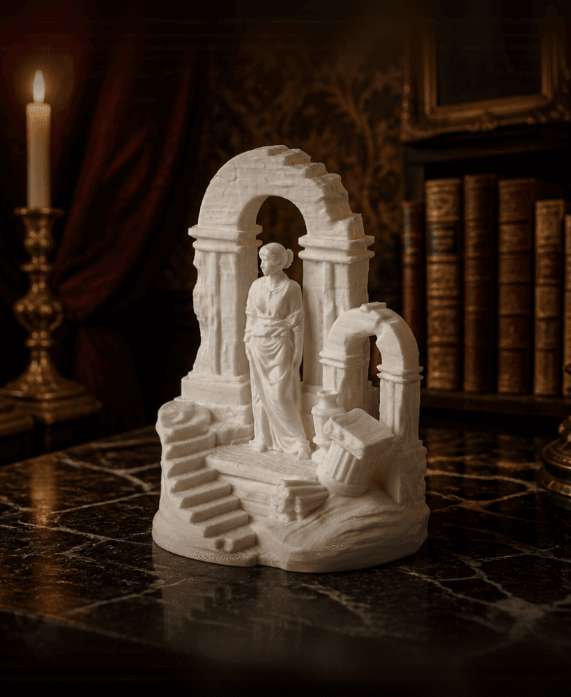 Aphrodite in Ruins - Elegant Classical Sculpture 3d model