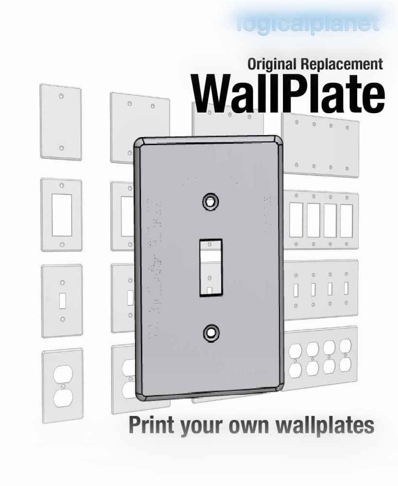 WallPlate replacements 3d model