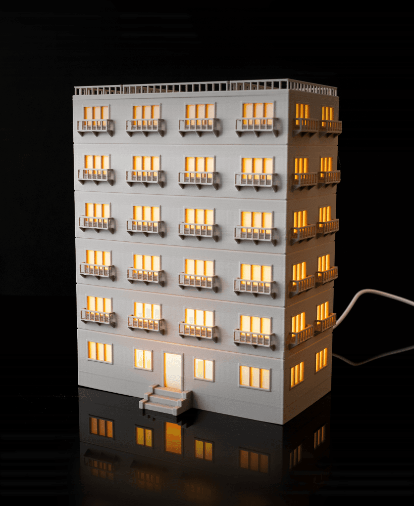 Apartment Lamp - Wide - Bambu LED Light Kit 001 3d model