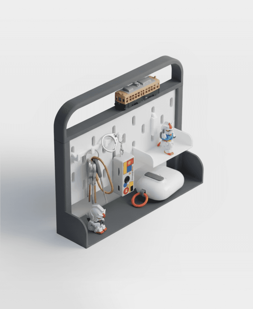 IKEA Skadis Door Entrance Organizer 3d model