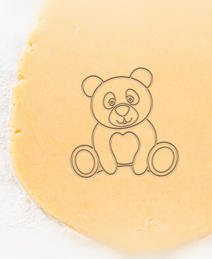 Bear Cookie Cutter, Biscuit Cutter 3d model