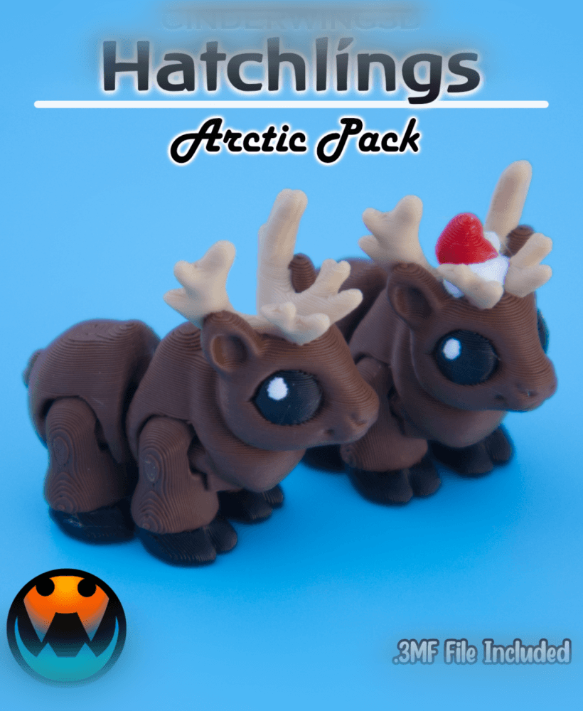 Reindeer - Hatchling 3d model