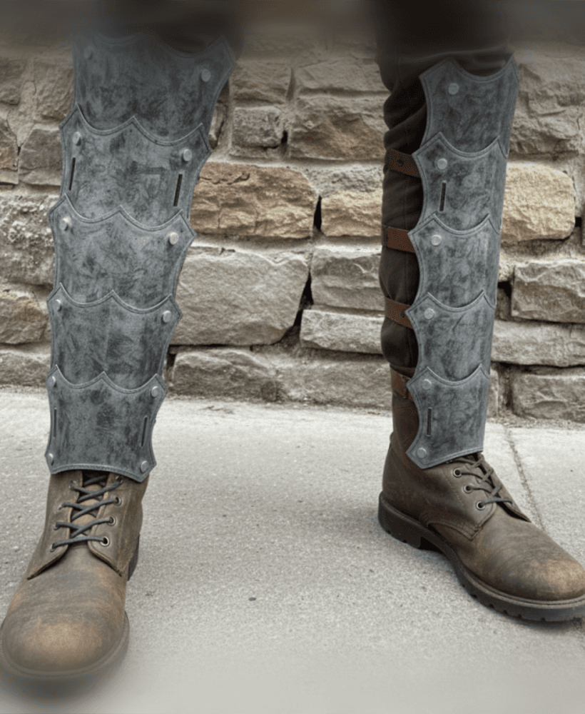 Medieval Greaves - Shin Guard Armor 3d model