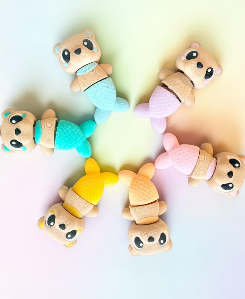 Kawaii MerBear 3d model