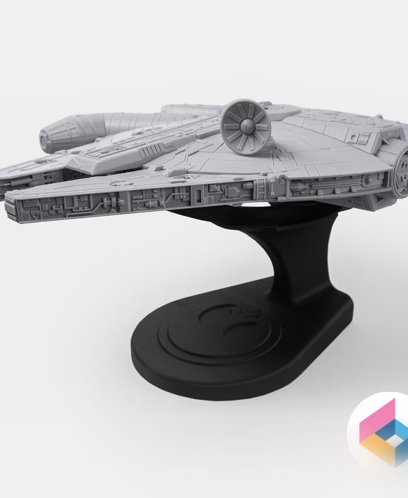 Millennium Falcon Display Stand 3d model