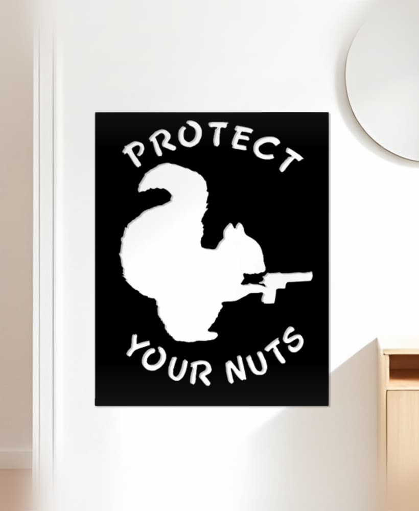 Squirrel Wall Art, Wall Decor, Home Decor 3d model