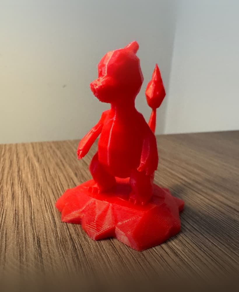 Charmeleon Low poly 3d model