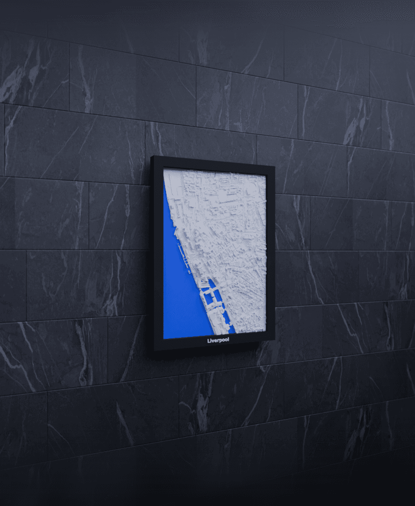 Liverpool, United Kingdom - 3D Miniature 3d model
