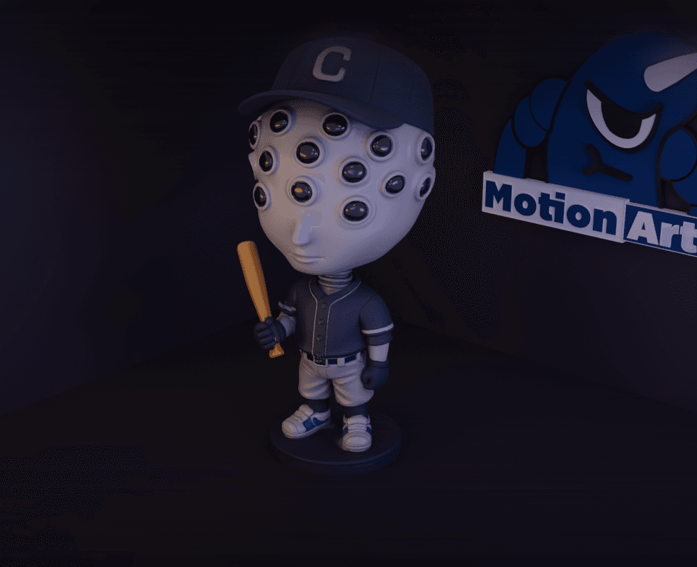 Jogador de beisebol extraterrestre.stl 3d model