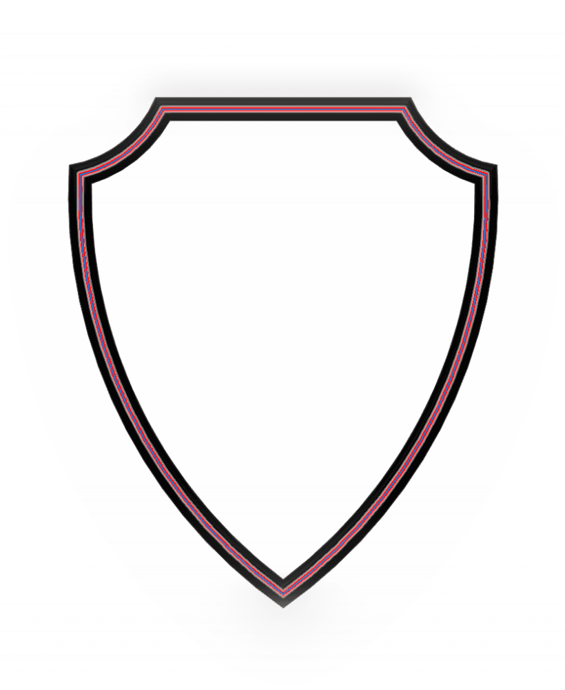 Shield Plaque Cookie Cutter STL File - 4 inches 3d model