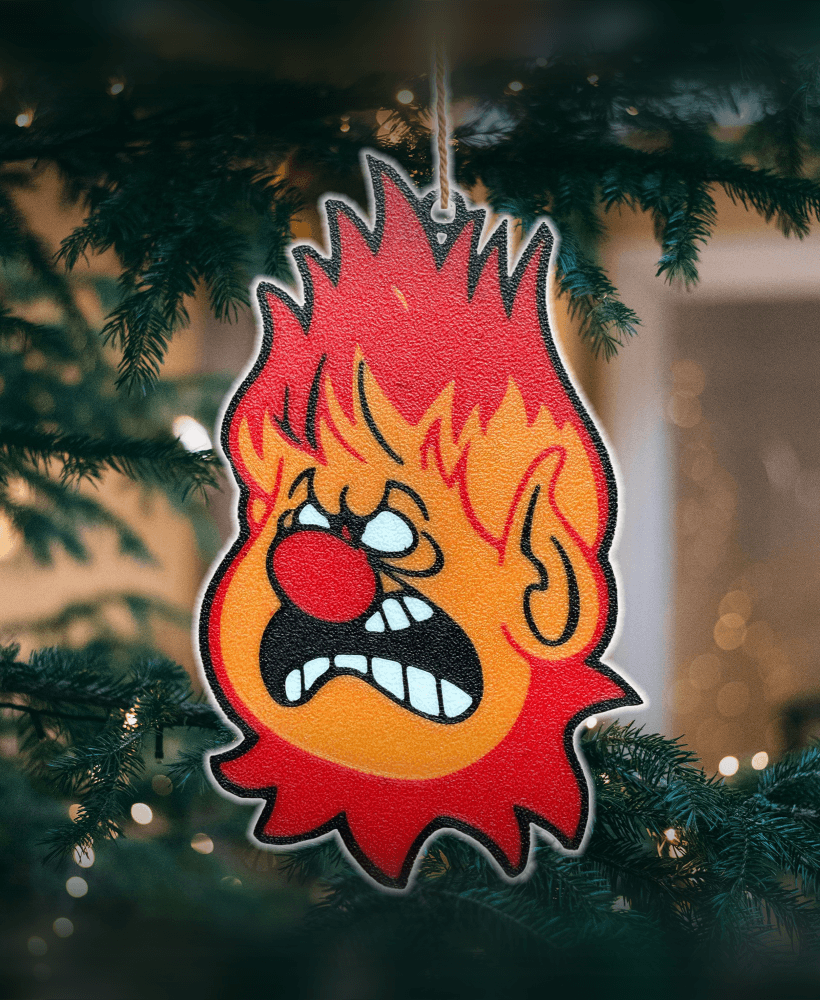 Christmas Heat Miser Tree Ornament 3d model