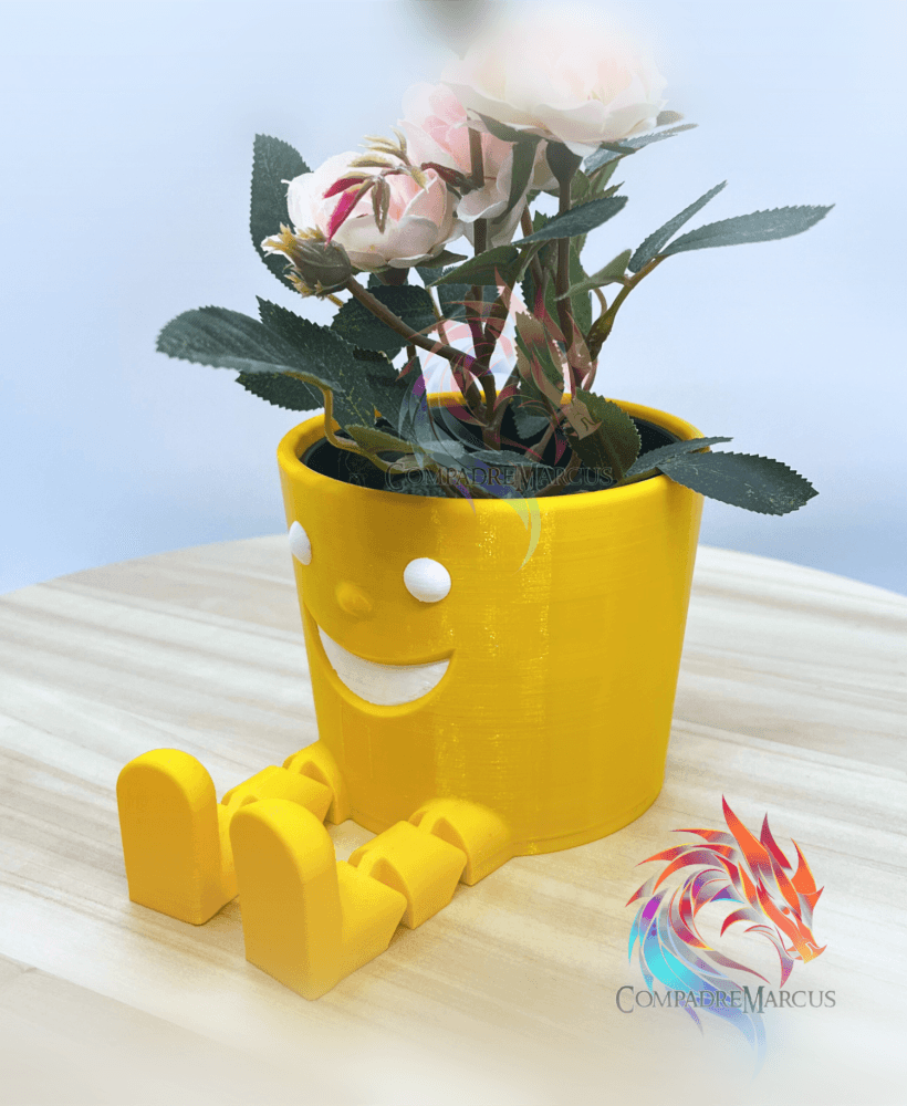 FLEXI LEGS PLANTER 2 / no supports / 3mf included 3d model