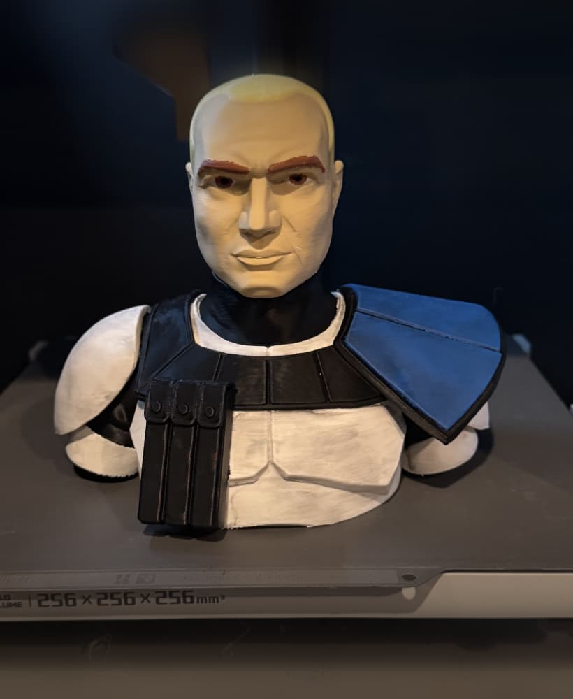 Captain Rex Starwars Bust 3d model
