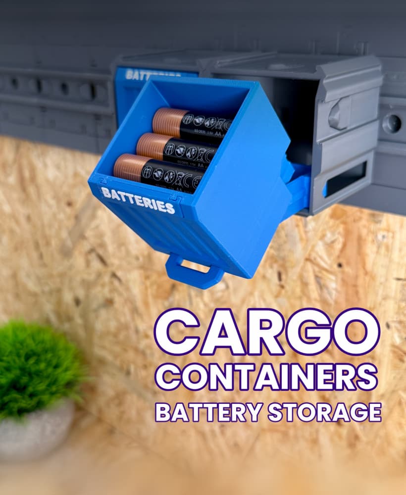 Cargo Containers: Battery Storage 3d model