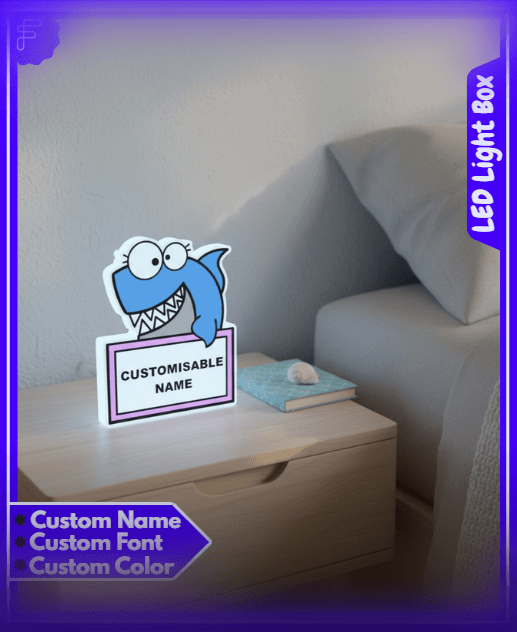 Cute Shark - LED Strip compatible 3d model