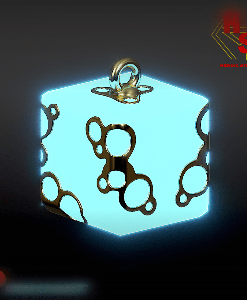 Shiekah Bomb Square 3d model