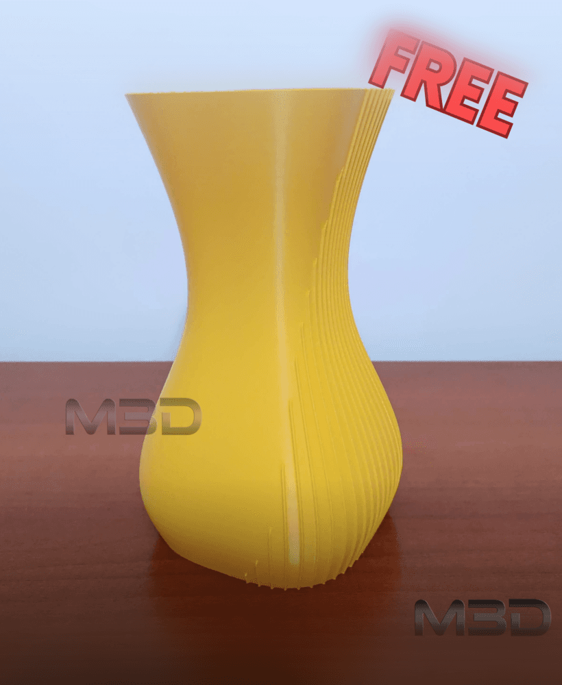 Vertical Pattern Vase / no supports / 3mf included 3d model