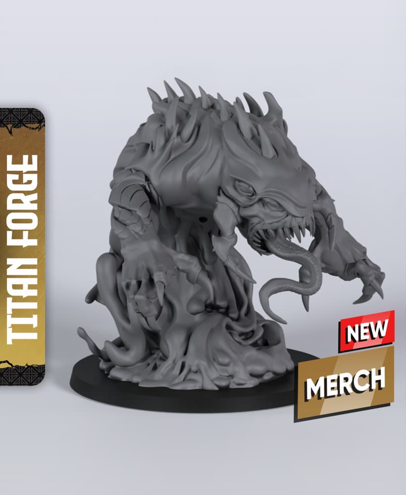 Black Pudding - With Free Dragon Warhammer - 5e DnD Inspired for RPG and Wargamers 3d model