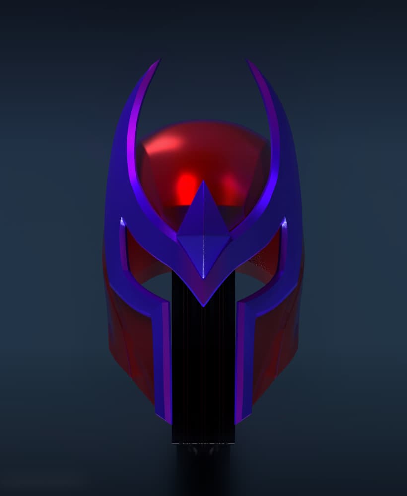 Marvel Rivals - Master of Magnetism Inspired Helmet 3d model