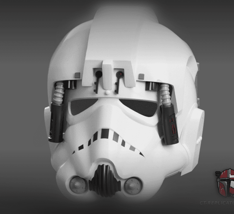 AT-AT Driver Helmet ESB / Battlefront 2 Star Wars Cosplay Replica 1:1 3d model