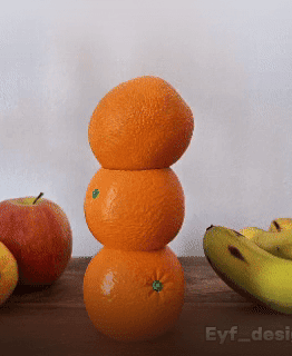 Orange Reminder - keeping it fresh 3d model