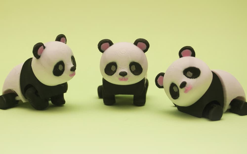 Flexi Panda 3d model